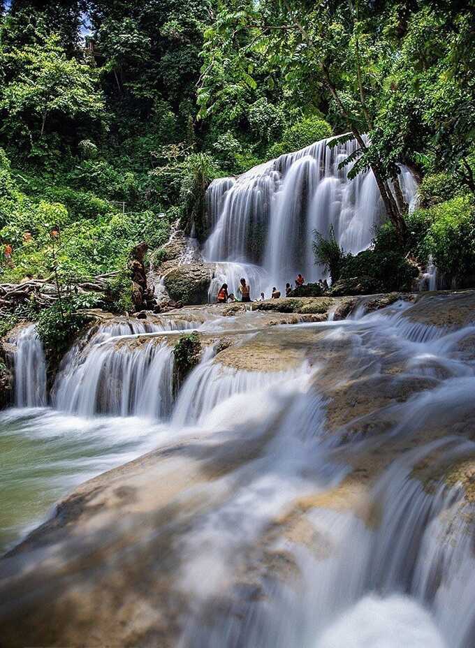 Du lịch thác Mu Hòa Bình