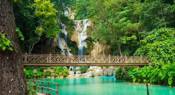 Thác Kuang Si Luang Prabang Lào